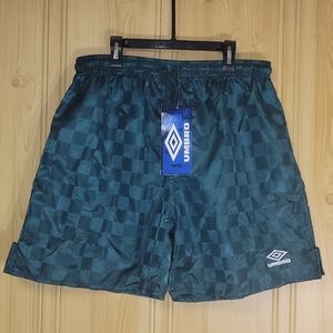 Umbro - Vintage - Long Rio Checkered Nylon Shorts - NWT Vintage